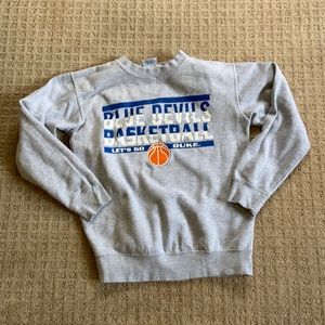 Duke basketball crew neck